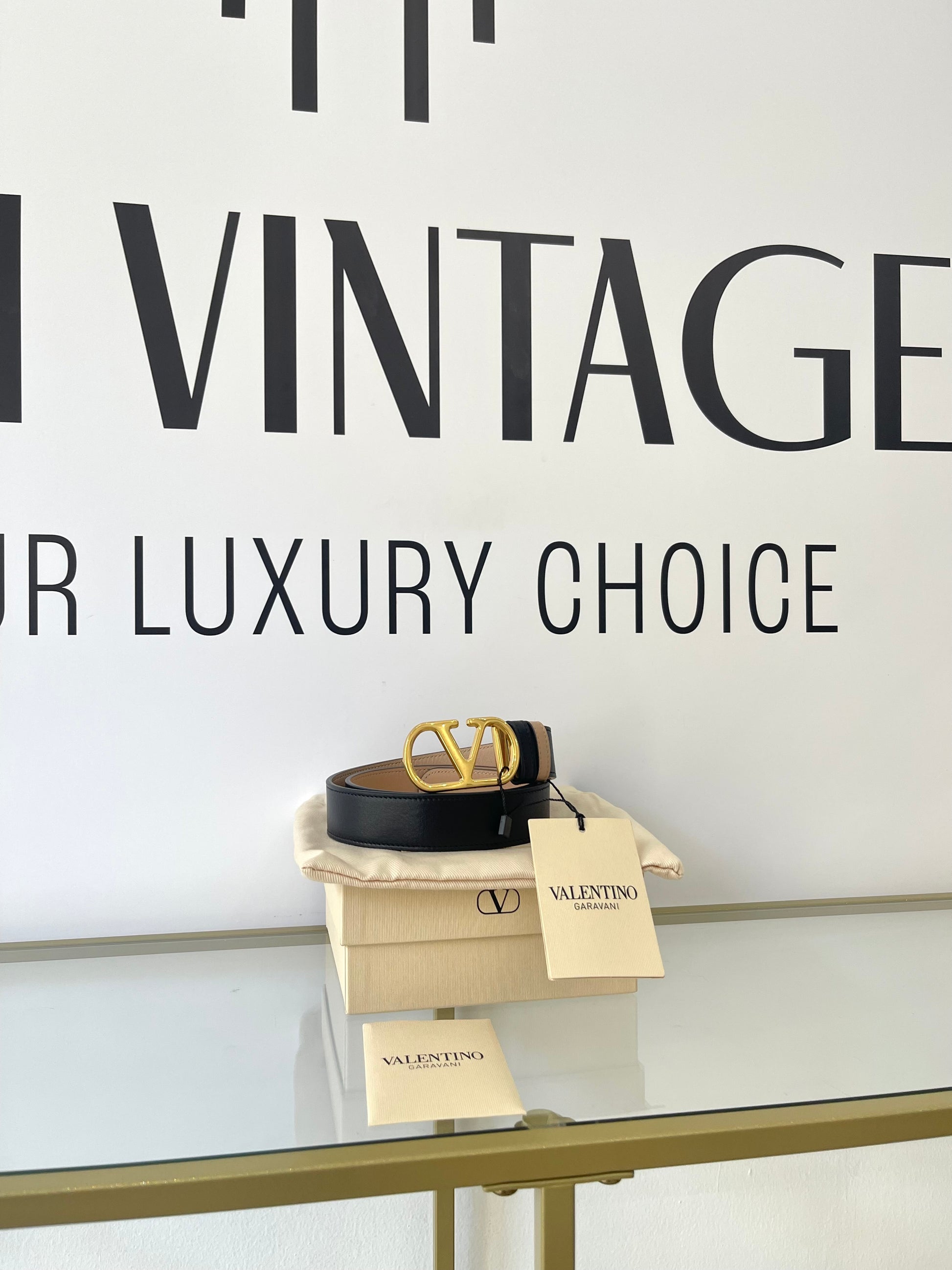 Cintura reversibile VLogo Signature Valentino Garavani