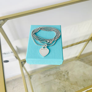 Collana a pallini Cuore M Tiffany