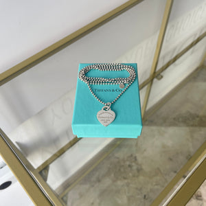 Collana a pallini Cuore M Tiffany