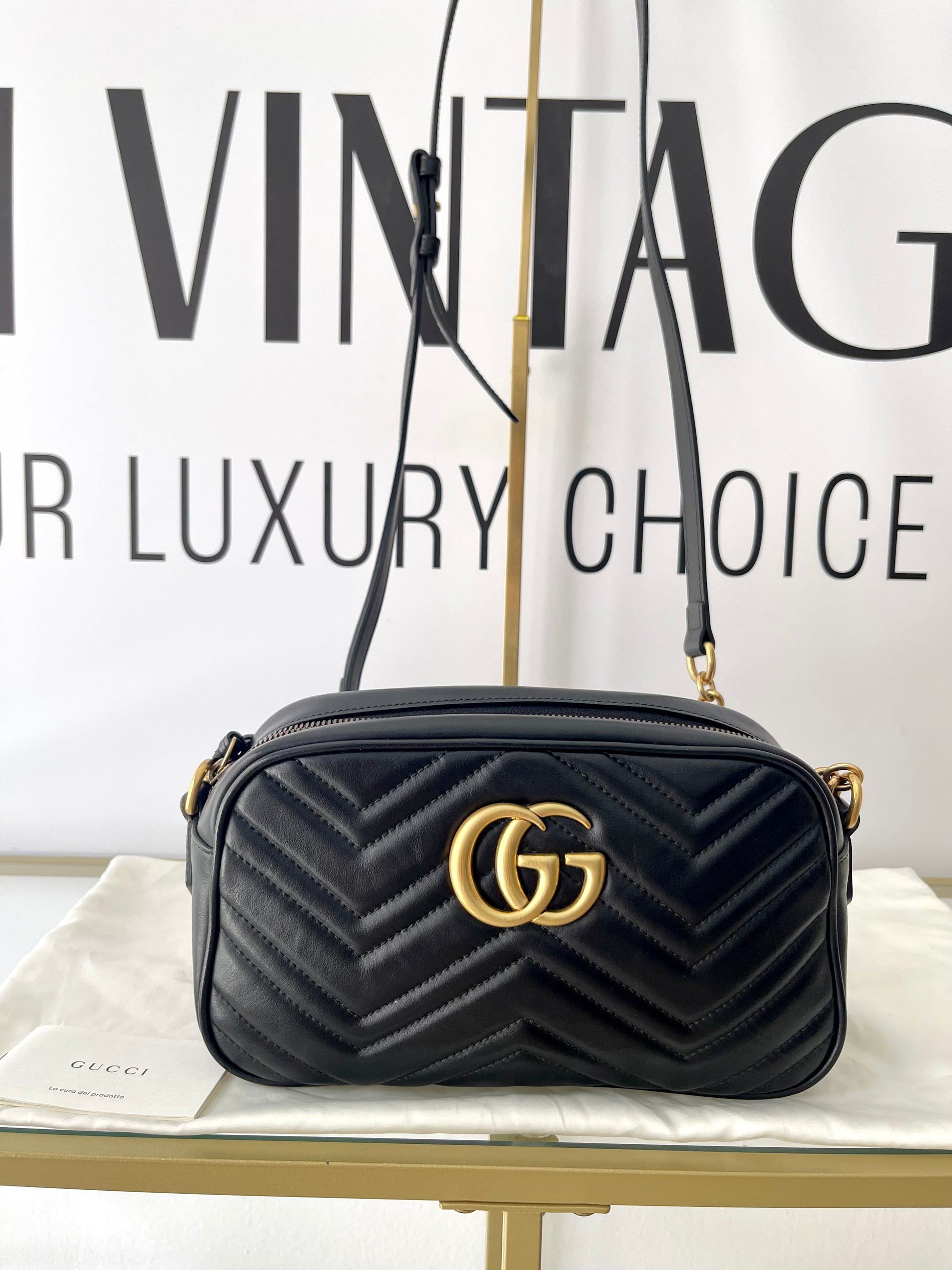 Borsa Camera Bag GG Marmont Matelassé Gucci