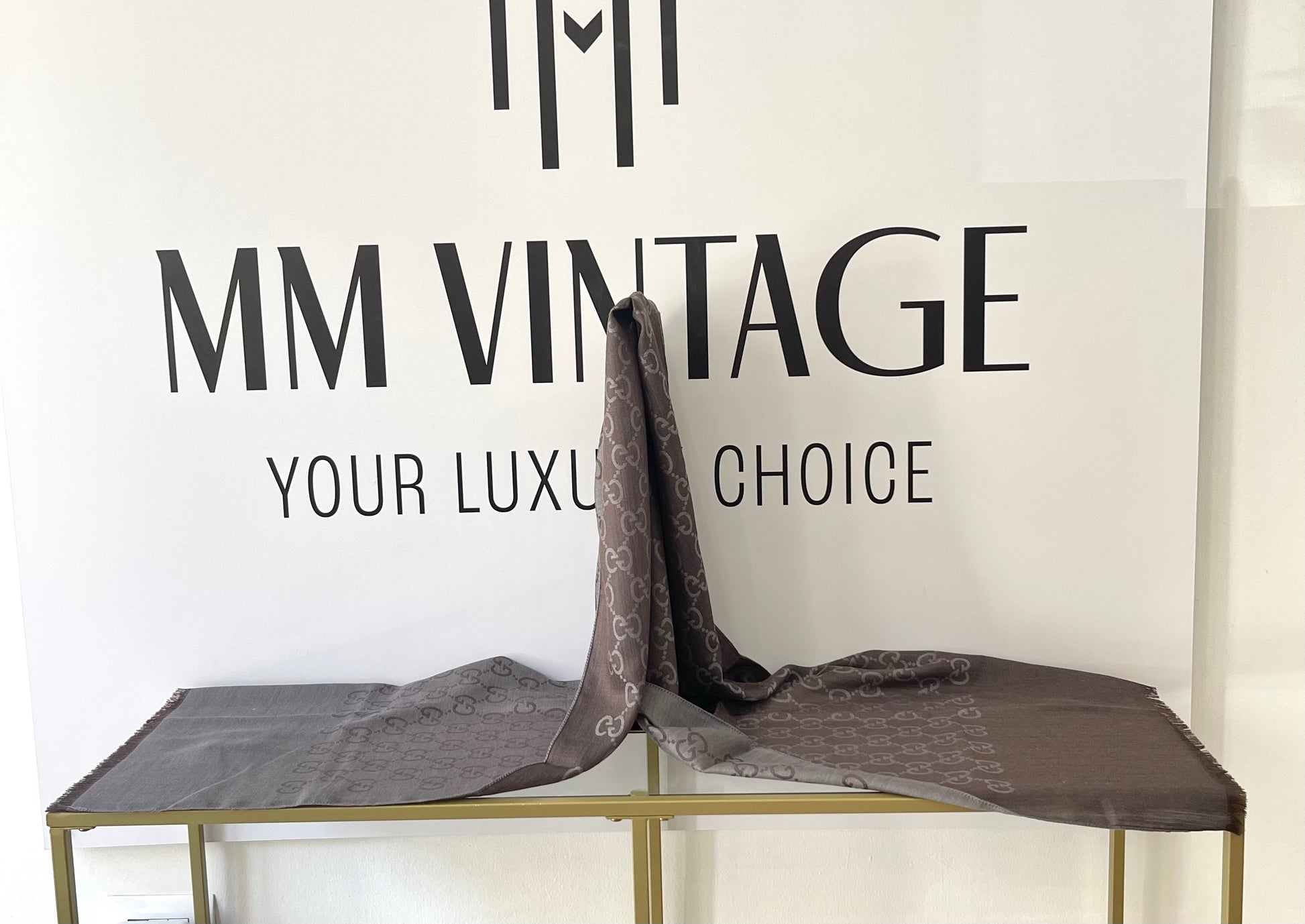 Stola GG in Lana e Seta reversibile Gucci