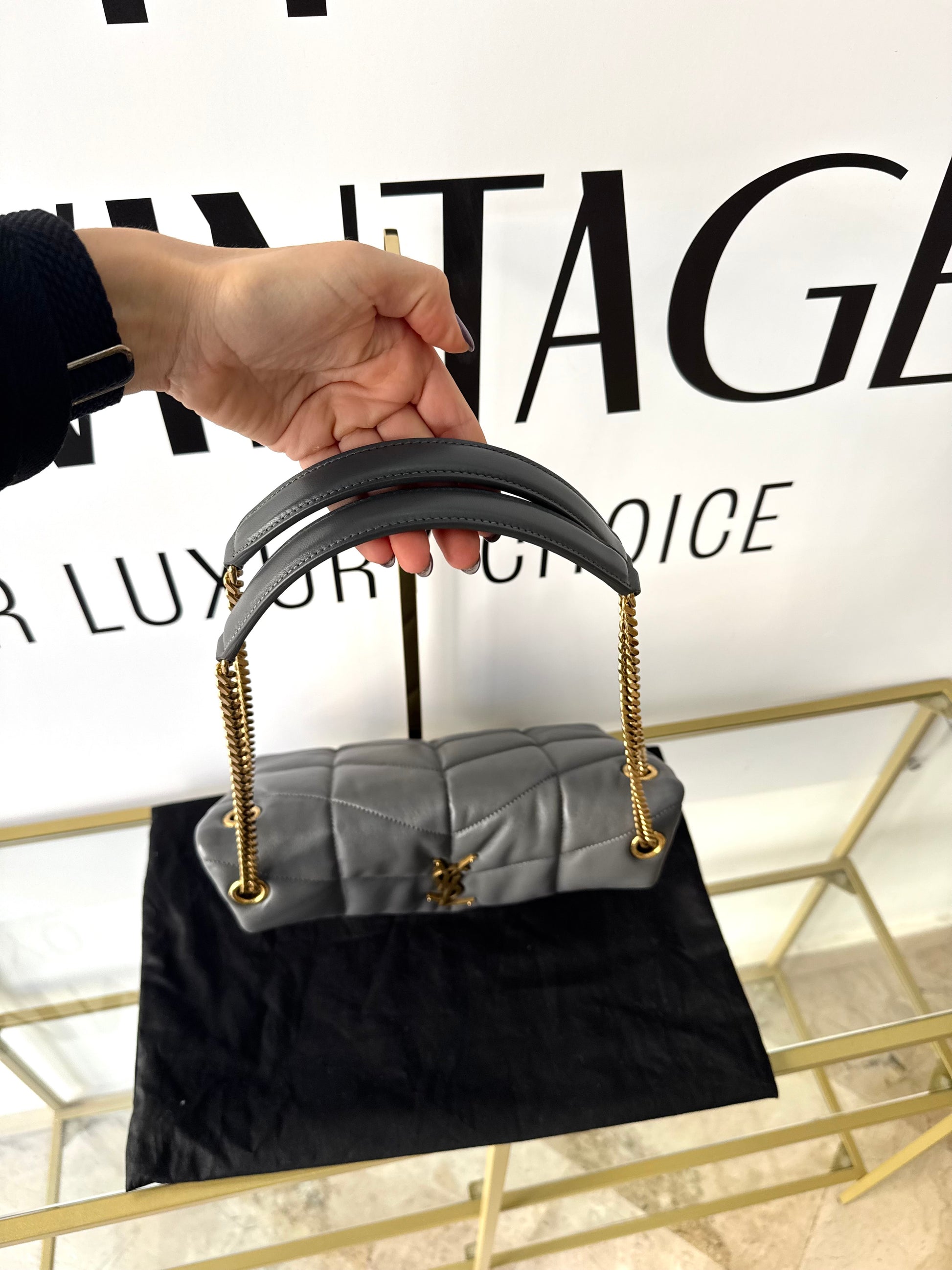 Borsa LouLou Puffer Saint Laurent