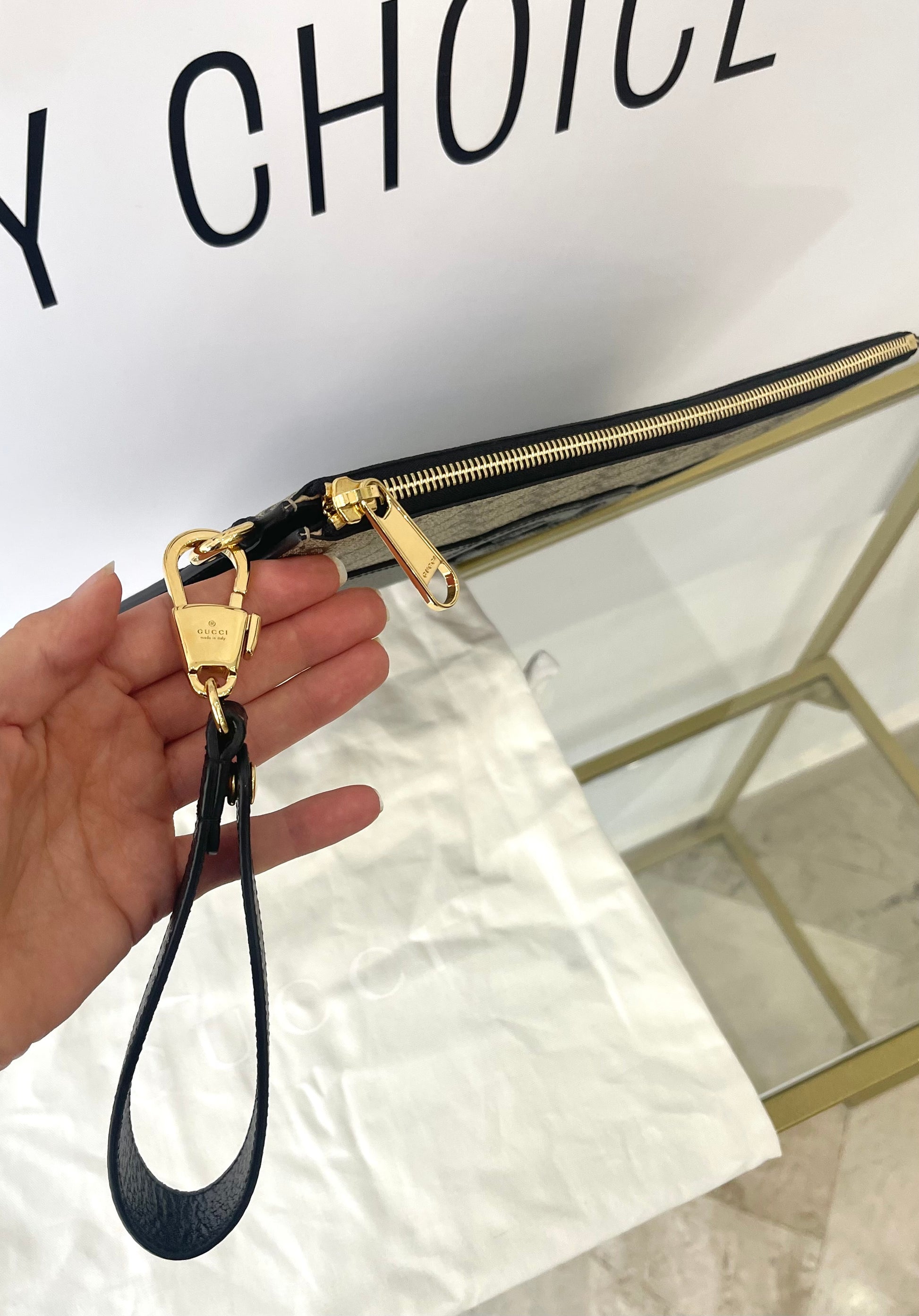 Pochette Interlocking GG Supreme Gucci