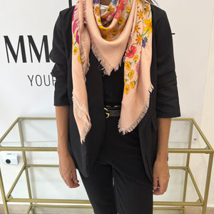 Foulard stampa Floreale Gucci
