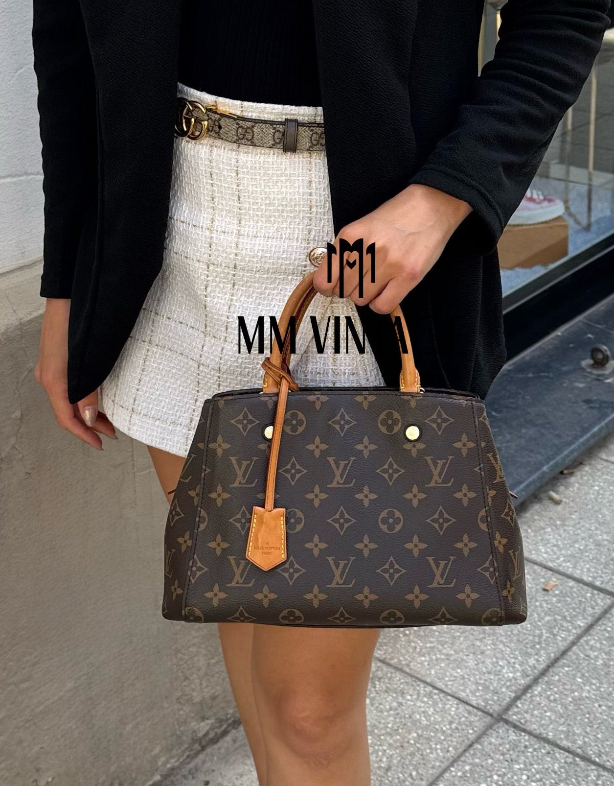 Borsa Montaigne PM Monogram Louis Vuitton
