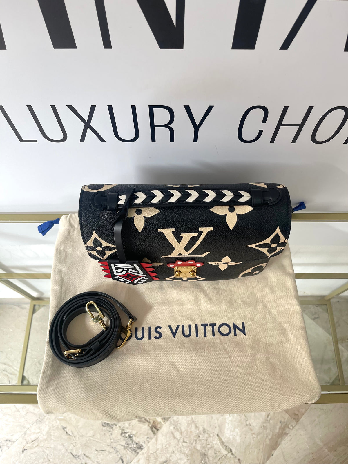 Borsa Métis Monogram Empreinte Giant Limited Edition LV Crafty Louis Vuitton