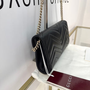 Wallet On Chain Marmont GG hw oro Gucci