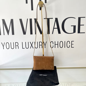 Pochette Cassandre in Suede Saint Laurent
