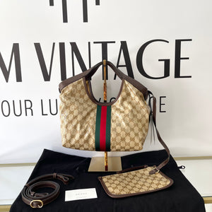 Borsa Shopping Giglio GG Crystal Gucci