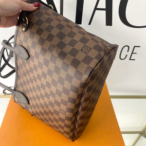 Borsa Neverfull PM Damier Ébène Louis Vuitton