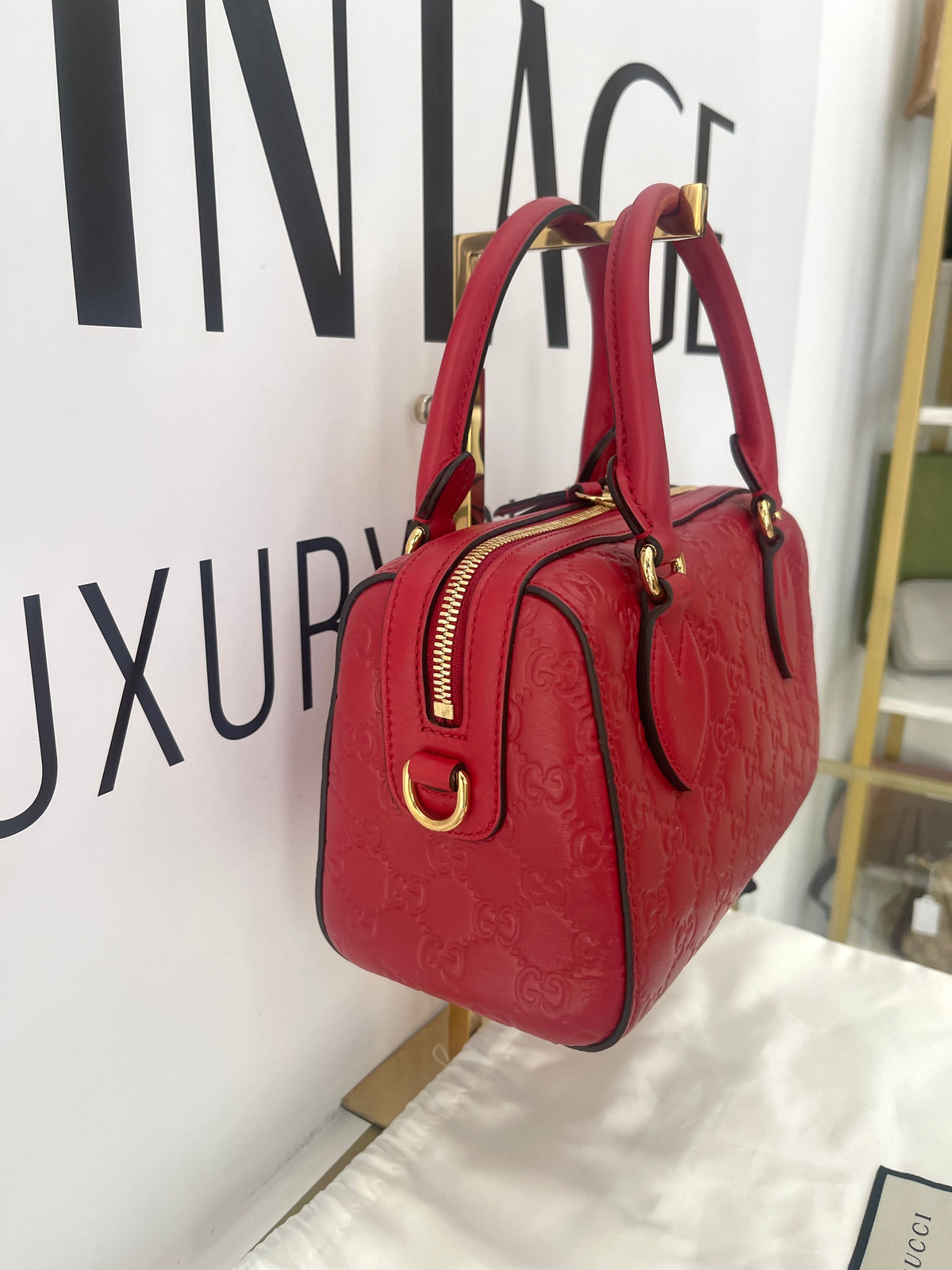 Bauletto Boston Guccissima Gucci
