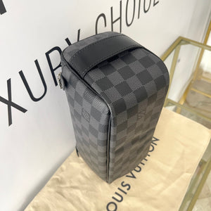 Trousse Toilette Damier Graphite Louis Vuitton