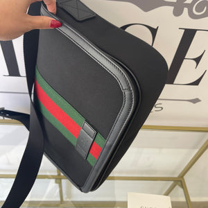 Borsa Techno Web Stripe Gucci