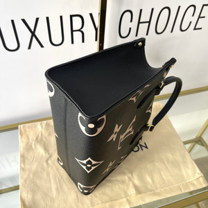 Borsa OnTheGo PM Monogram Empreinte Bicolor Louis Vuitton