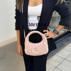 Borsa Hobo Wander Small Miu Miu