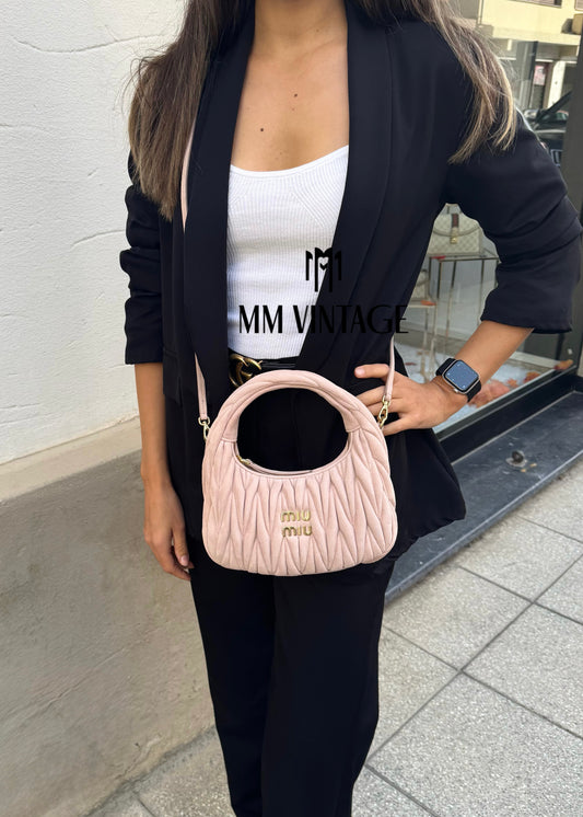 Borsa Hobo Wander Small Miu Miu