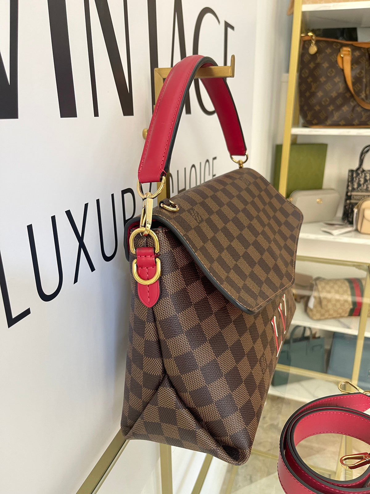 Borsa Beaubourg MM Damier Ebène Louis Vuitton