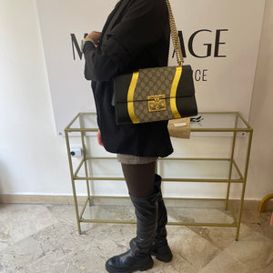 Borsa Padlock GG Supreme Gucci