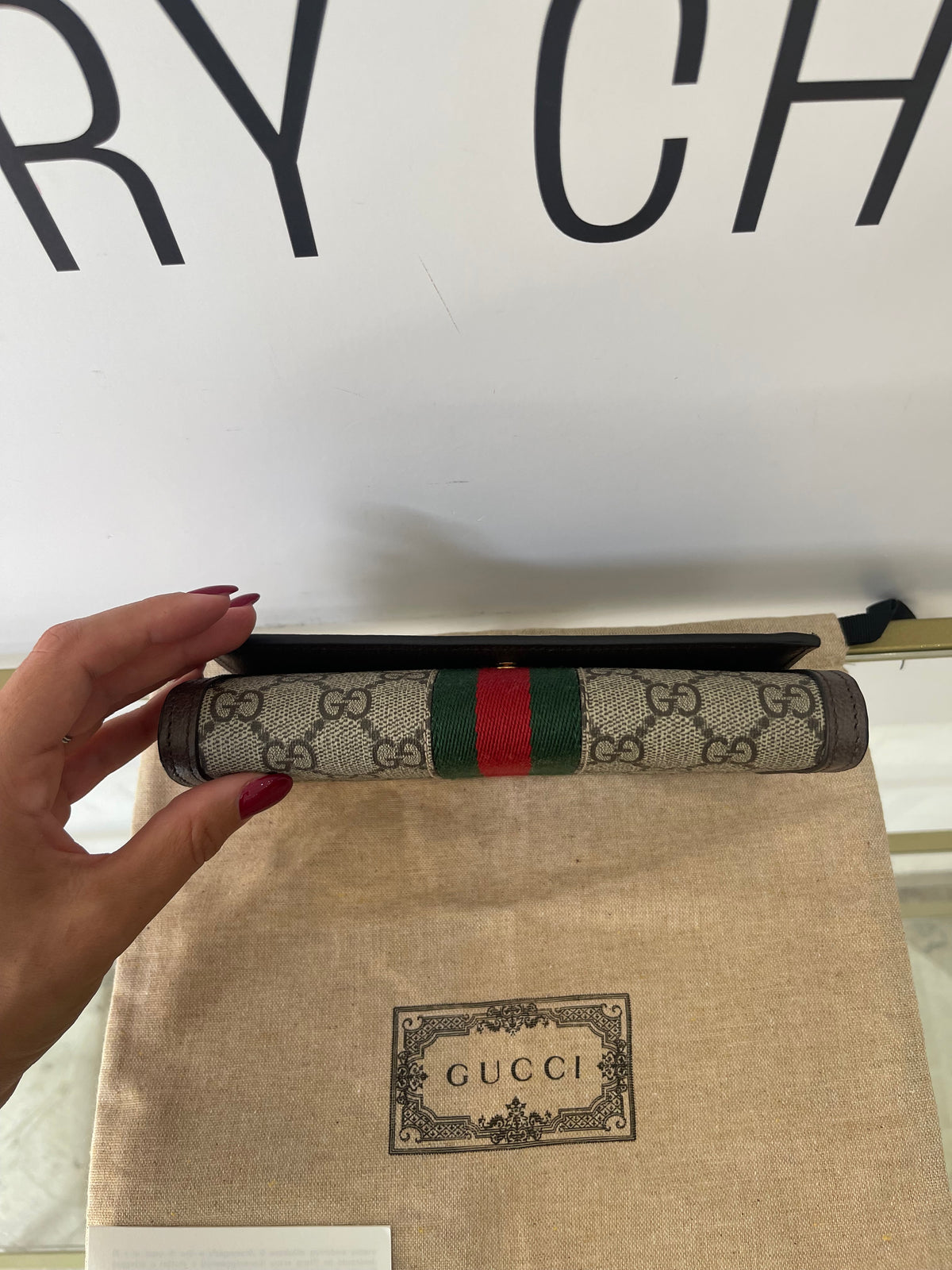 Portafoglio Continental Ophidia GG Gucci