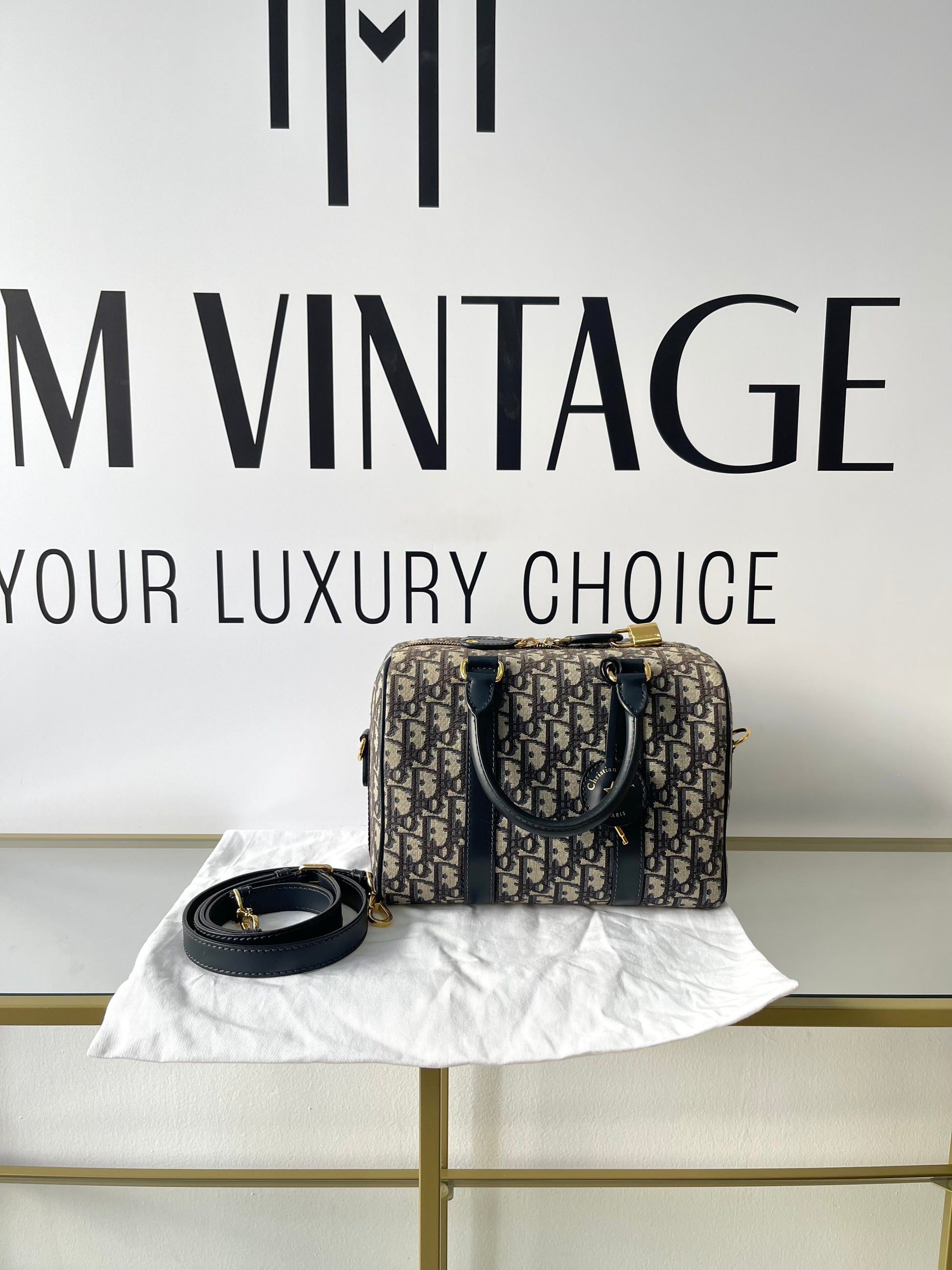 Borsa Dior Grove Jacquard Oblique Christian Dior
