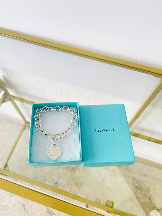 Bracciale a Maglie Cuore M Tiffany