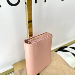 Portafoglio con logo Gucci rosa chiaro