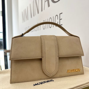 Borsa Le Grand Bambino in Nabuk Jacquemus