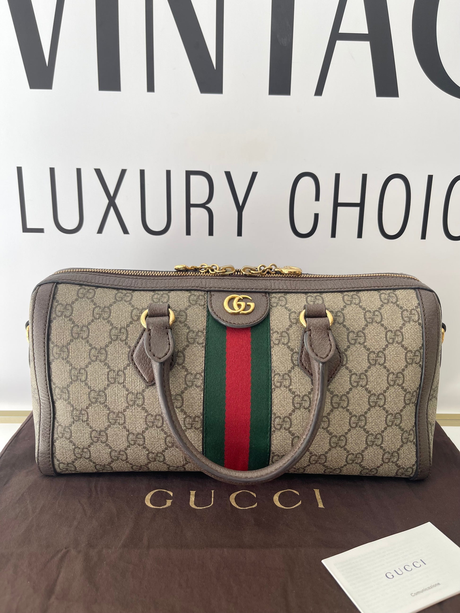 Borsa Bauletto Ophidia GG Supreme Gucci