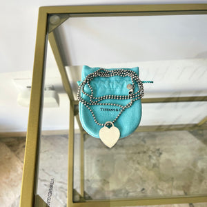 Collana a pallini cuore L Tiffany