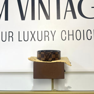 Cintura LV Initiales 40mm Damier Ebéne Louis Vuitton