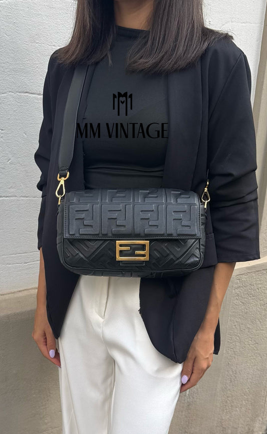 Borsa Baguette FF Fendi