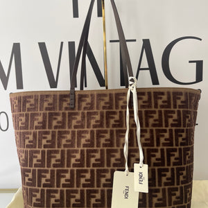 Borsa Zucca Roll reversibile Large Fendi