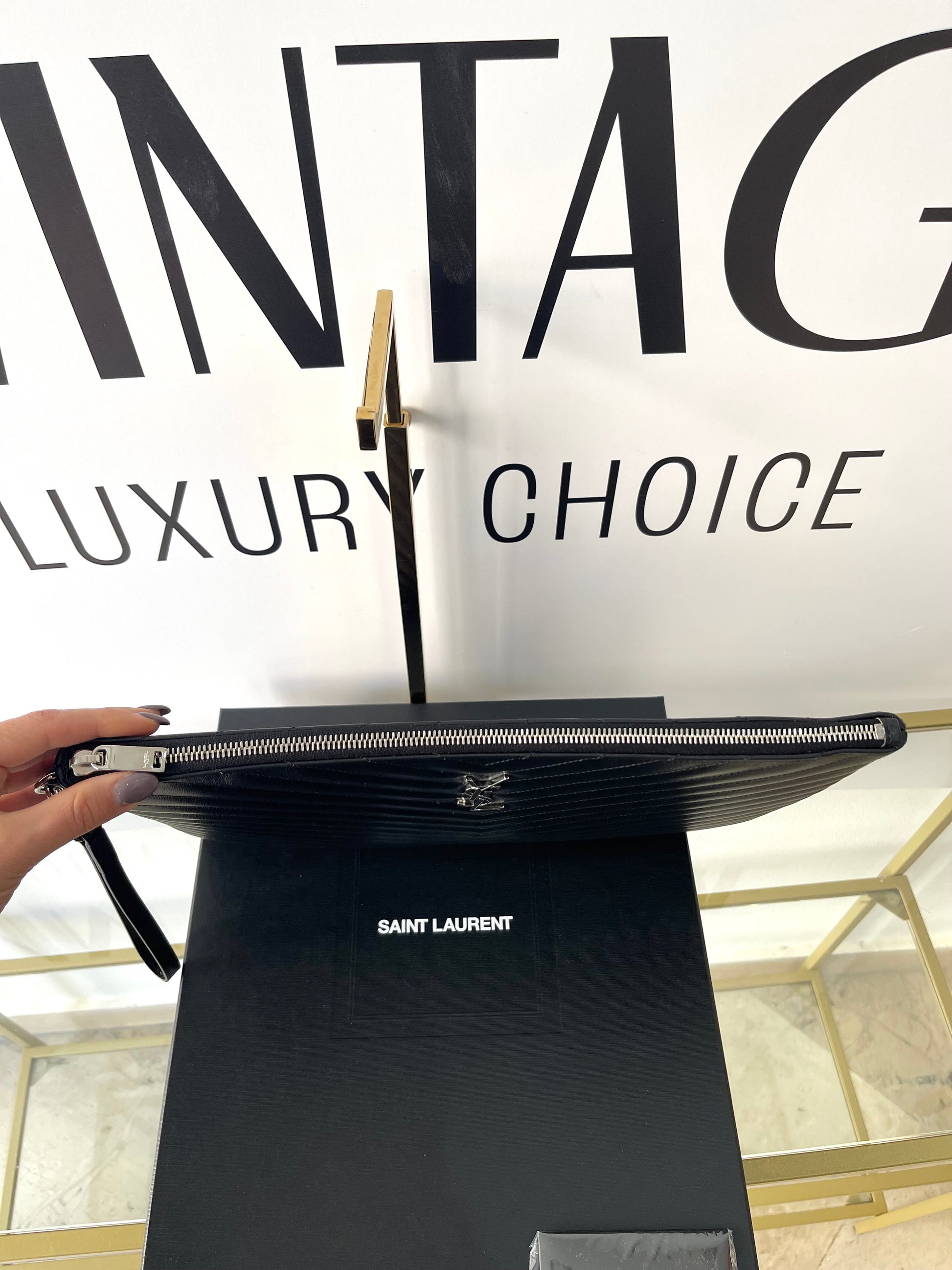 Pochette Cassandre Matelassé Saint Laurent