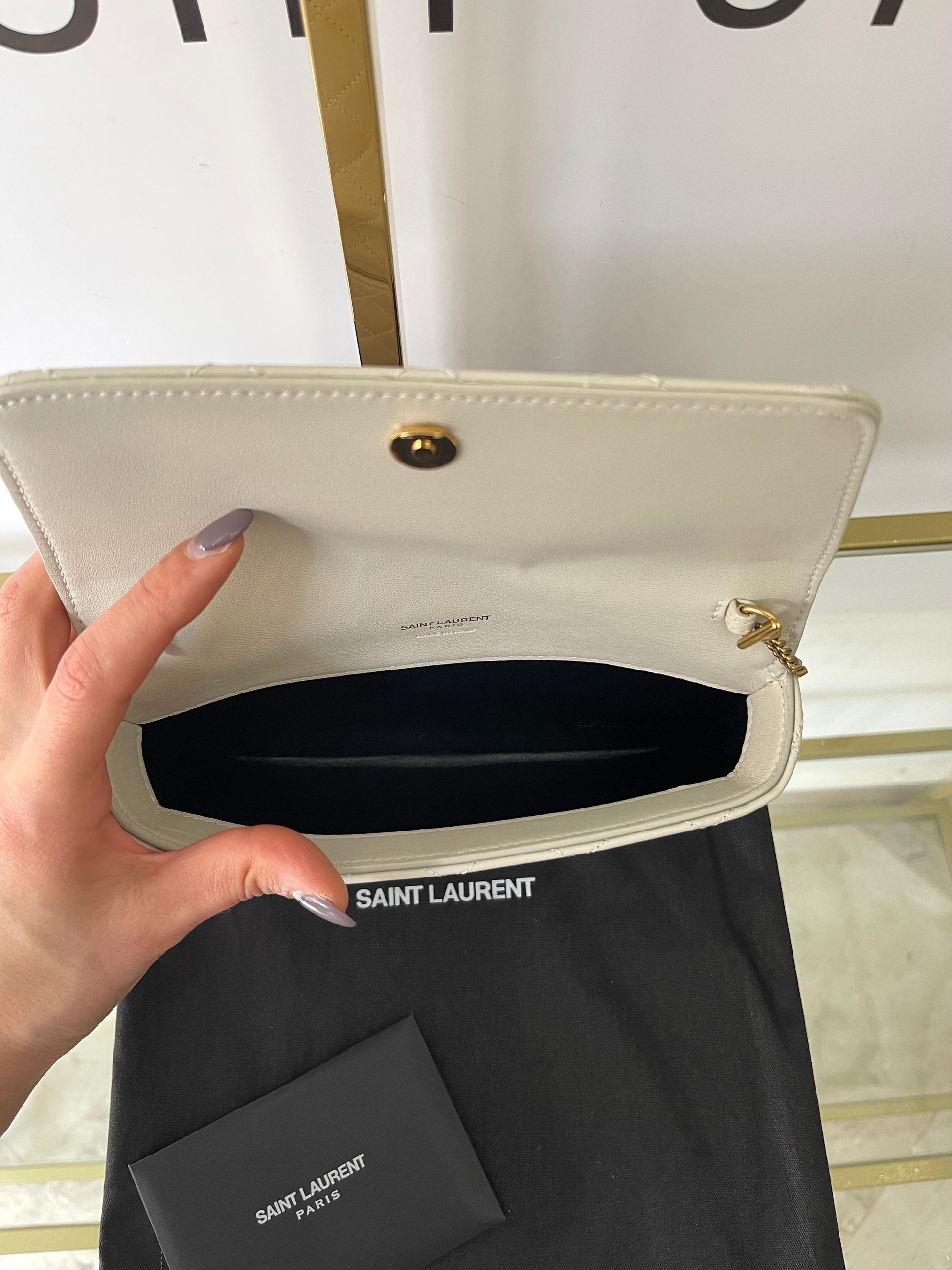 Pochette Gaby Saint Laurent