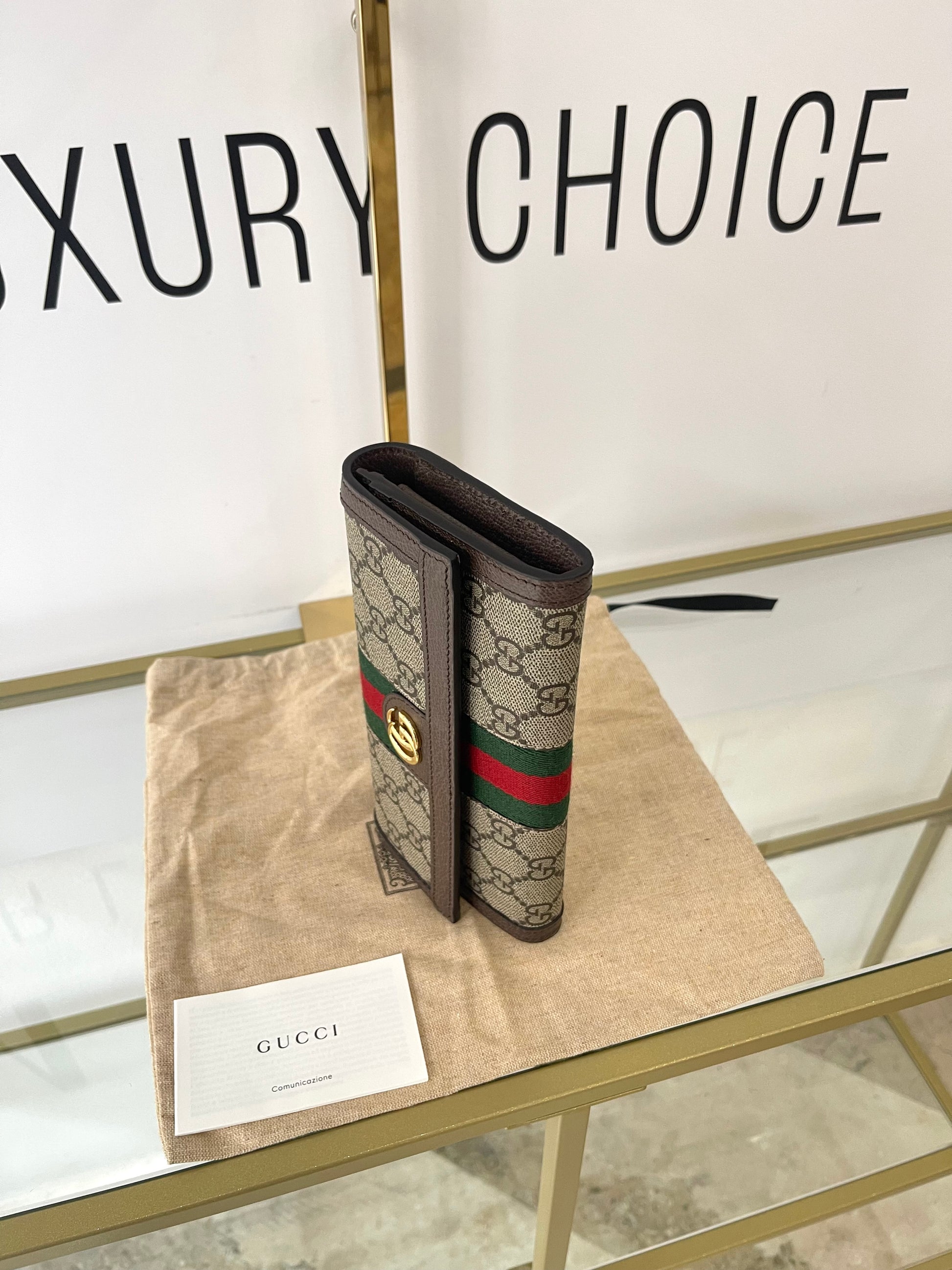 Portafoglio Continental Ophidia GG Gucci