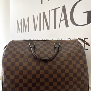 Borsa Speedy 35 Damier Ebène Louis Vuitton