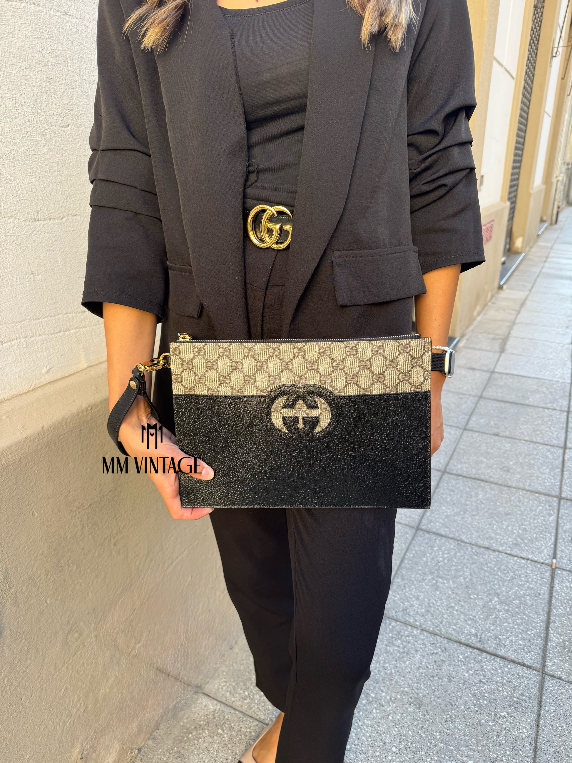 Pochette Interlocking GG Supreme Gucci