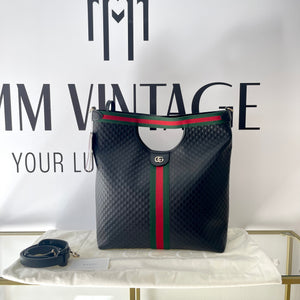 Borsa Shopping Giglio Microguccissima Gucci