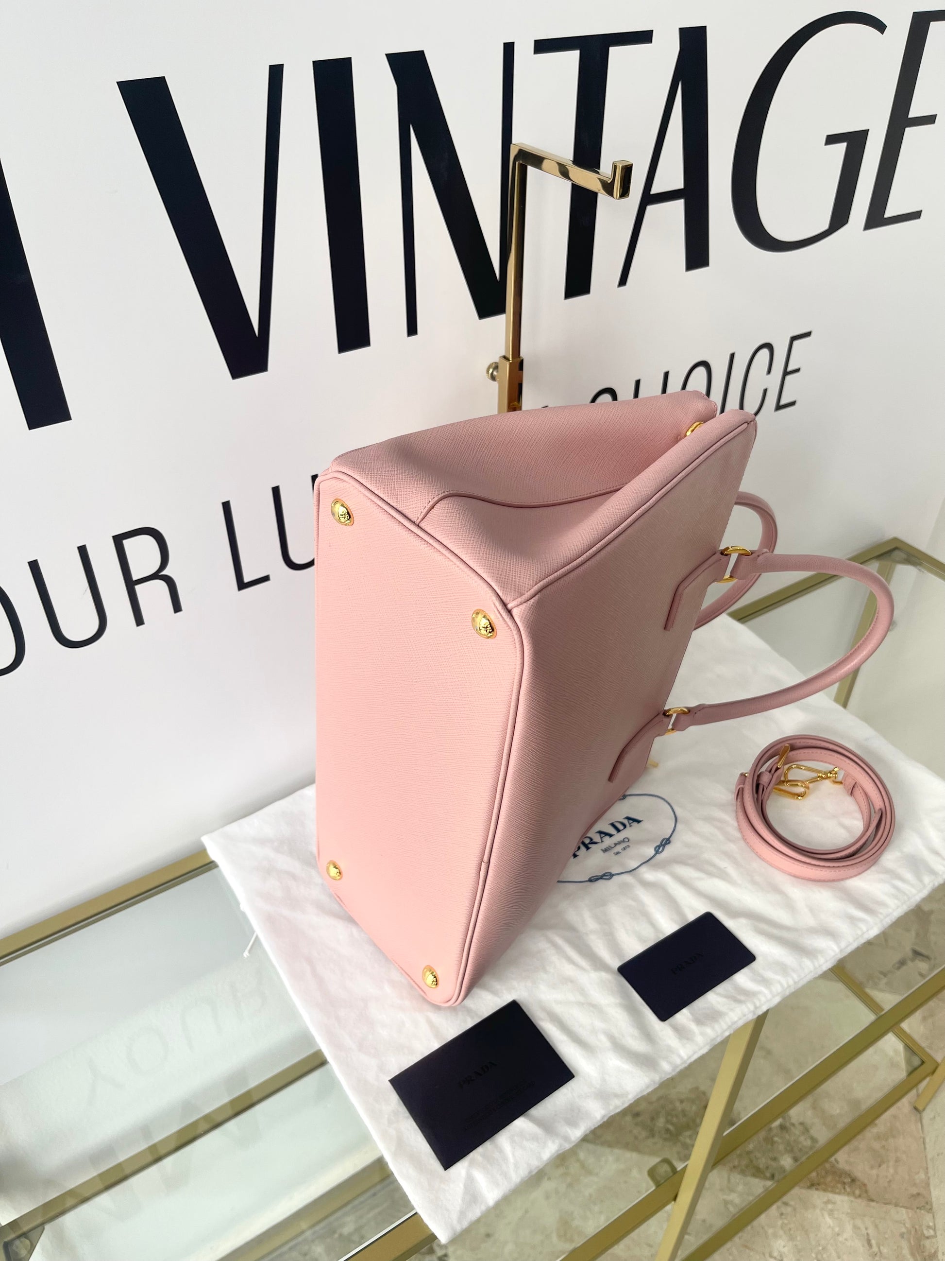 Borsa Galleria Large in Saffiano Prada