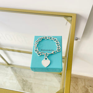 Bracciale a maglie cuore M Tiffany
