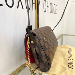 Borsa Favorite PM Damier Ébène Louis Vuitton