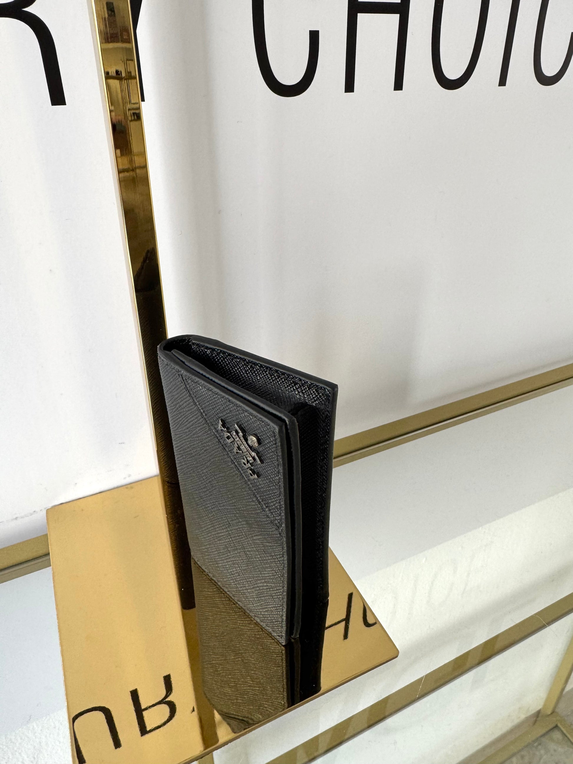 Portamonete in Saffiano Prada