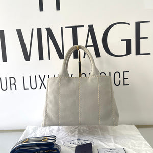 Borsa Shopping Bag Canapa Prada