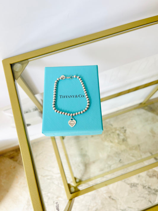 Bracciale Bead Cuore Mini Tiffany