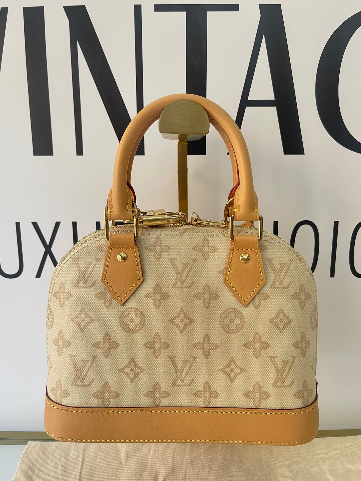 Borsa Alma BB Monogram Origine Lin Limited Edition Louis Vuitton