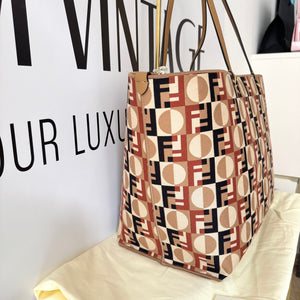 Borsa Shopping Roll Large Reversibile Fendi
