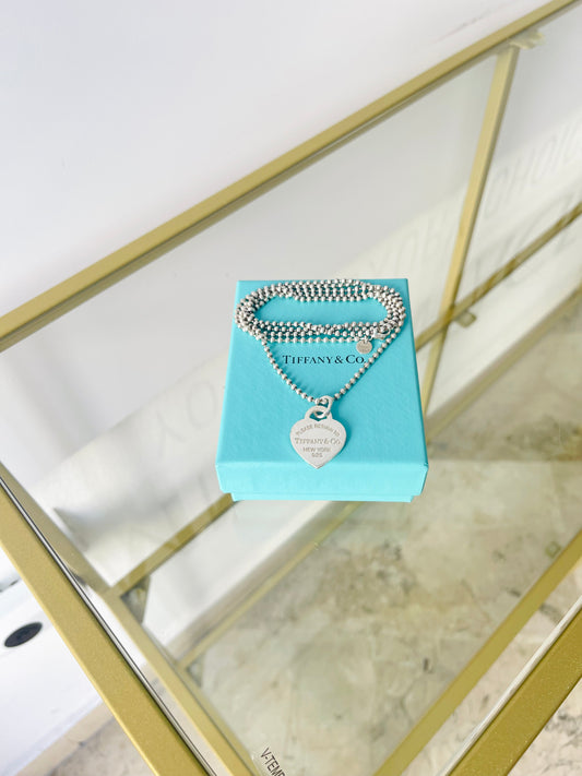 Collana a pallini Cuore M Tiffany