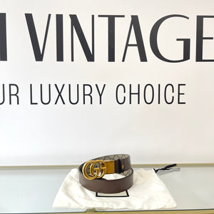 Cintura reversibile GG Marmont Supreme 3 cm Gucci