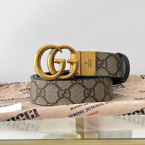Cintura Reversibile GG Marmont Supreme 3 cm Gucci
