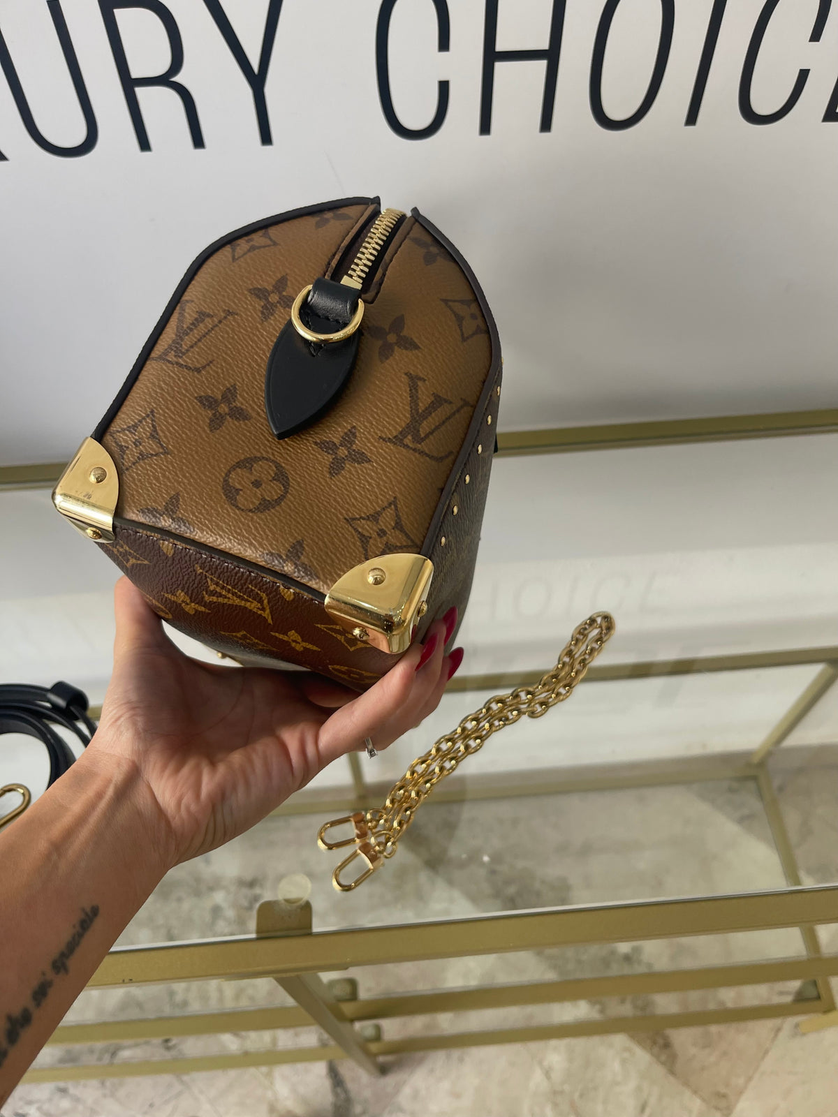 Borsa Speedy Trunk 20 Monogram Louis Vuitton